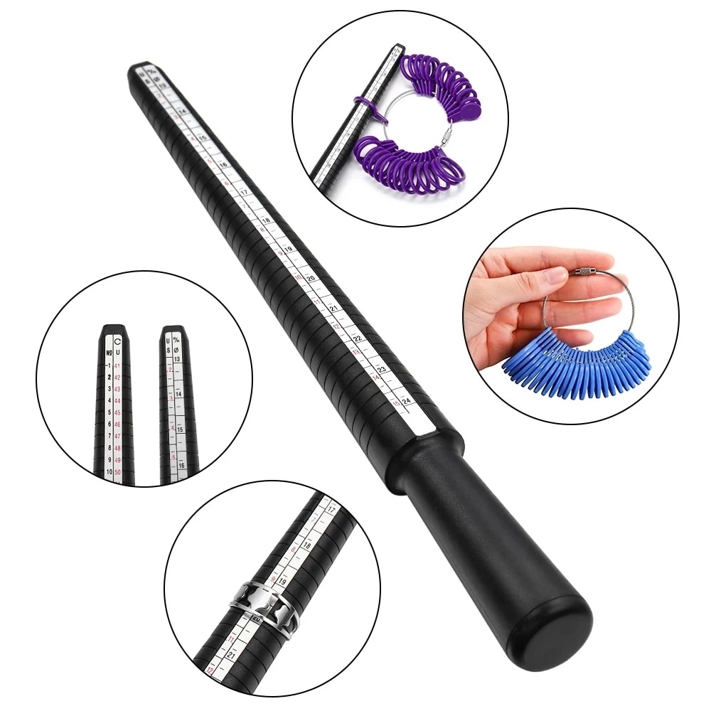 Jewelry Making Kit Professional - Профессиональные Ювелирные Инструменты, кольцевой манометр, оправка,