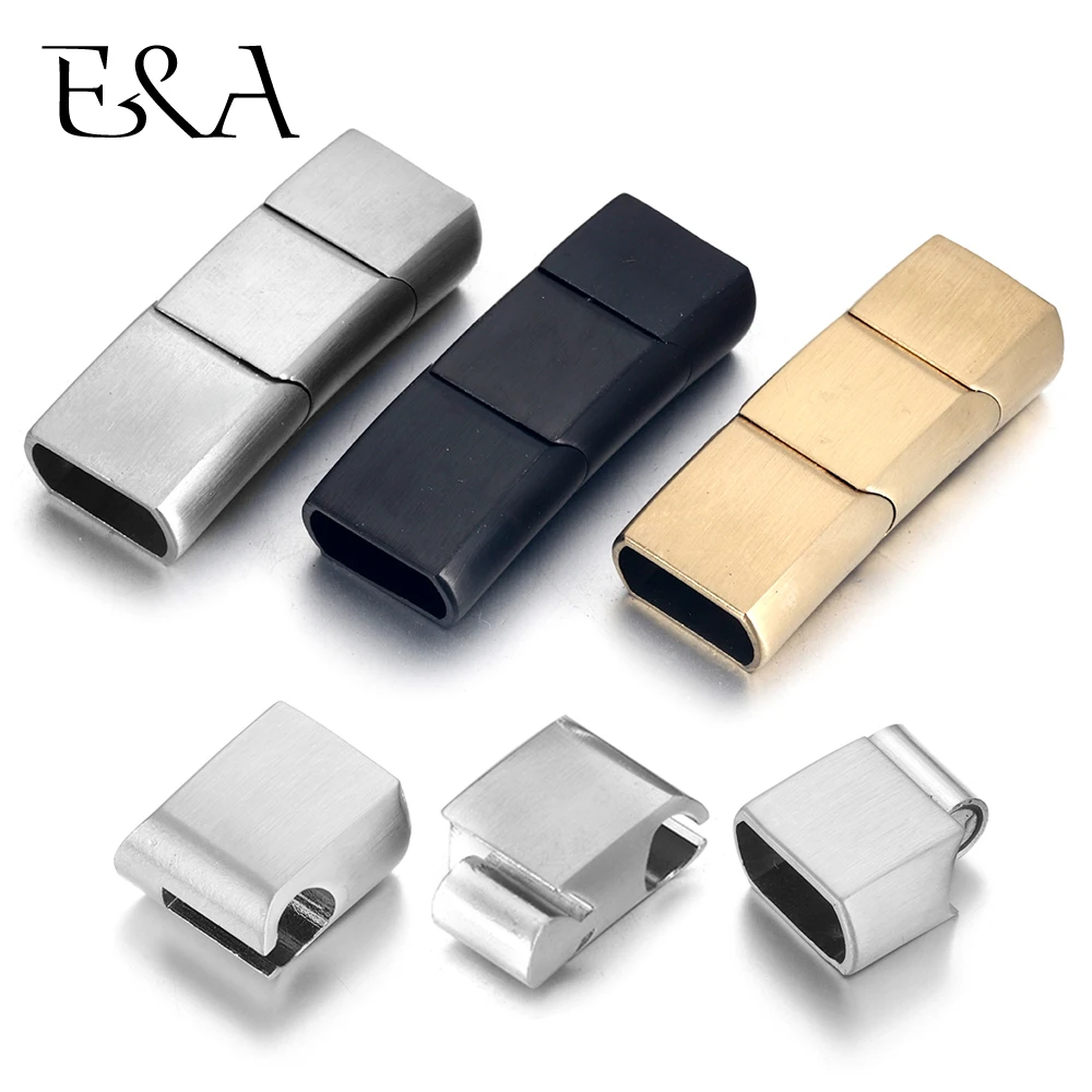 Jewelry Making Hardware - Удлиненная застежка из нержавеющей стали, три