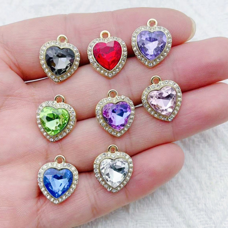 Jewelry Making Necklaces - 10 шт. подвесок в форме сердца