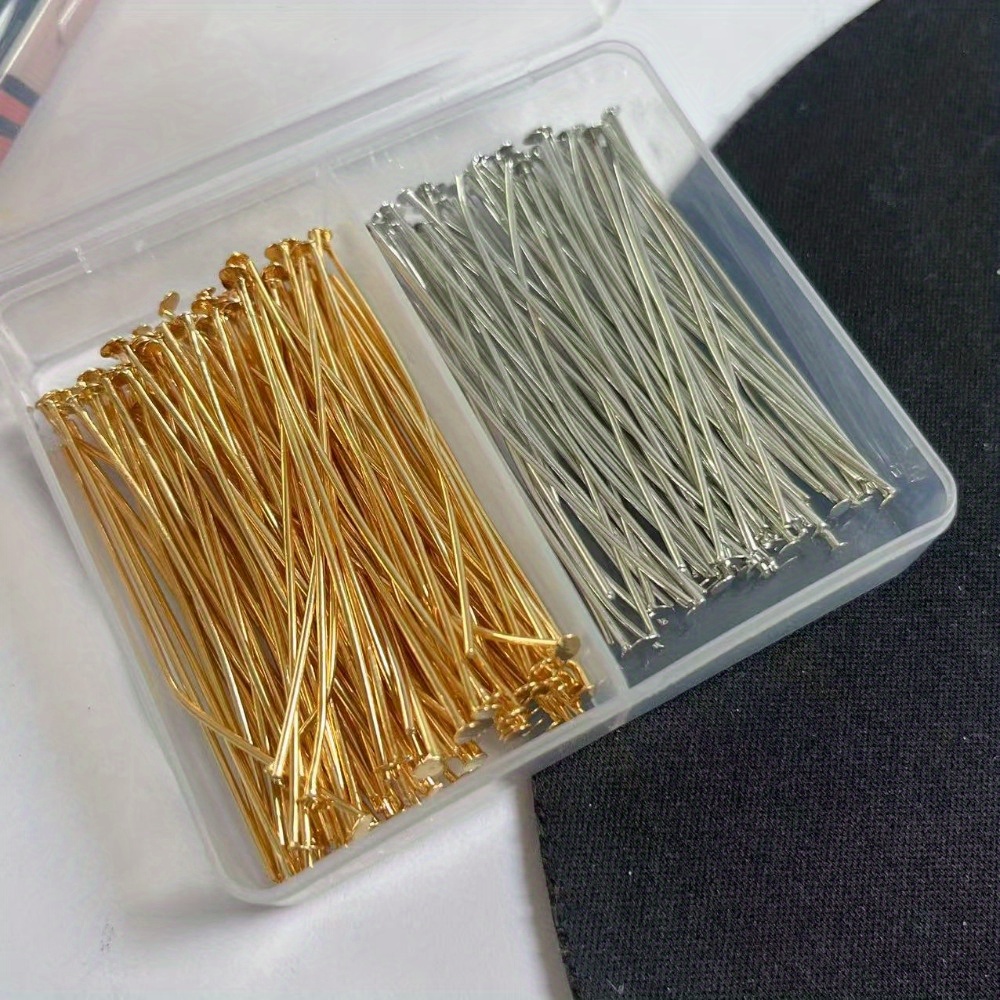 Jewelry Making Head Pins - 200 шт. игл с железными головками