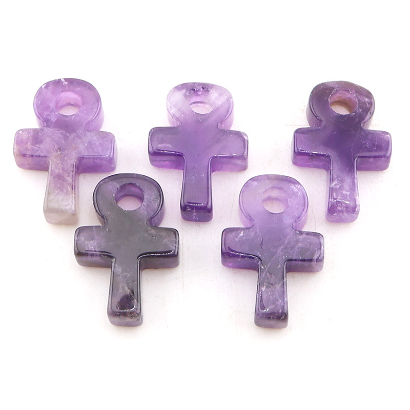 Jewelry Making Michaels - Кулон-крест Анкх из аметиста, символ жизни,