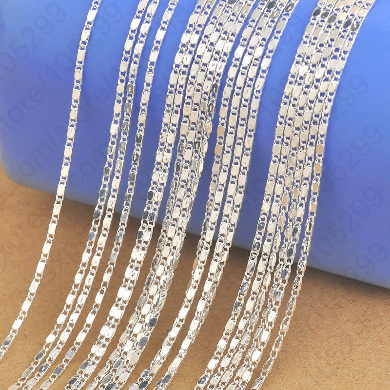 Lobster Clasp Silver - Оптовая продажа, 10 шт., 16-30 дюймов,