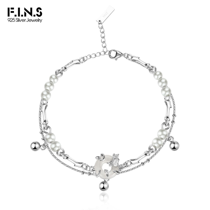 Lobster Clasp Silver - F.I.N.S настоящий браслет из серебра S925