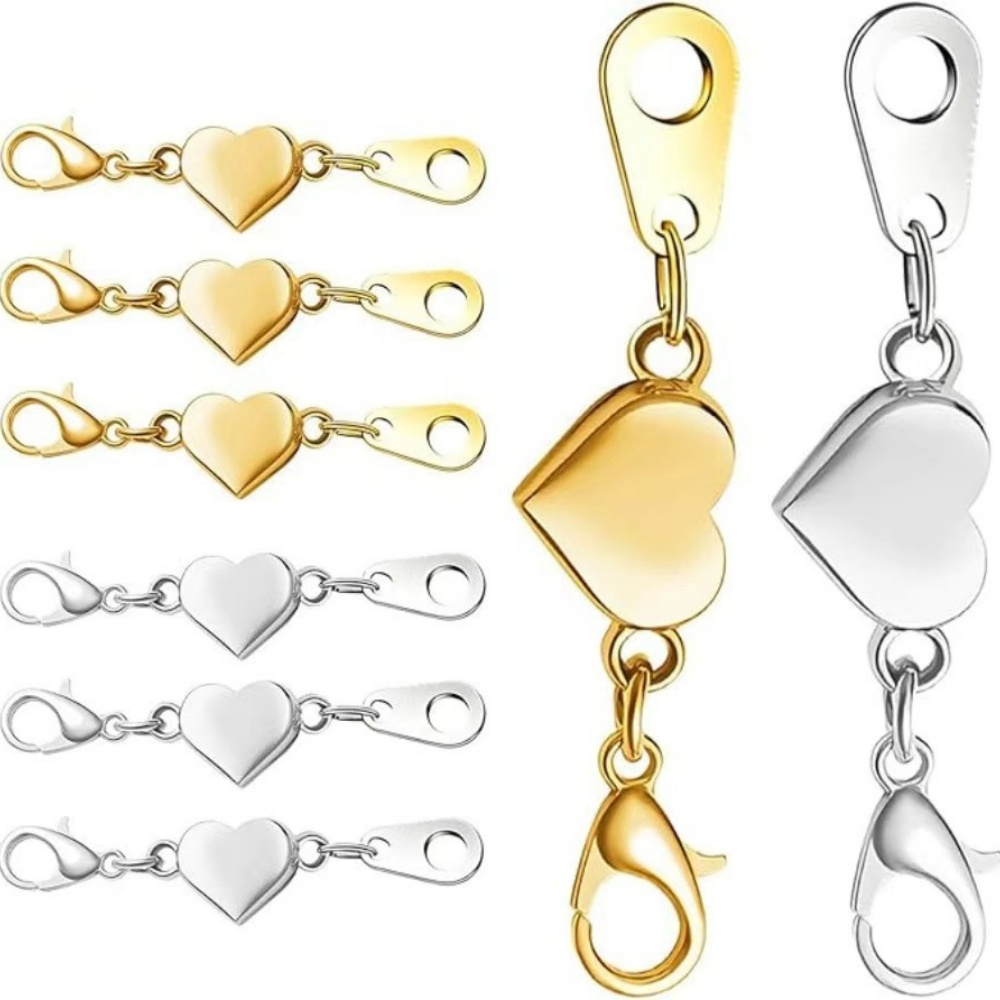 Lobster Clasp Silver - 5 шт. Застежки-удлинители для ожерелий из