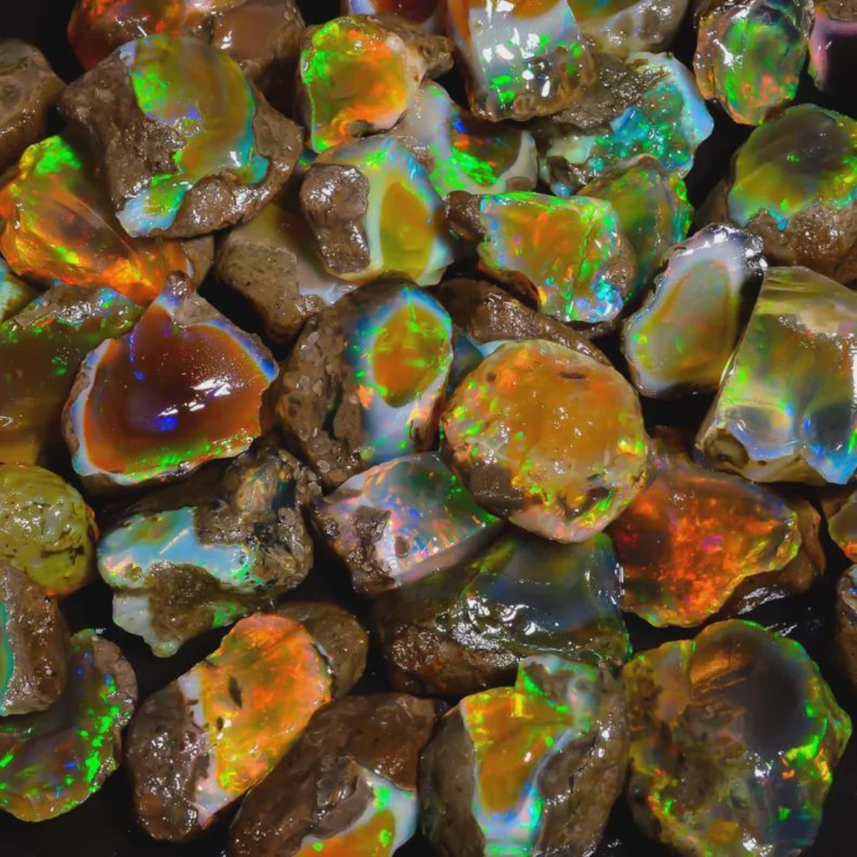 Jewelry Making Raw Materials - Натуральный эфиопский опал Вело, 25-80 карат,