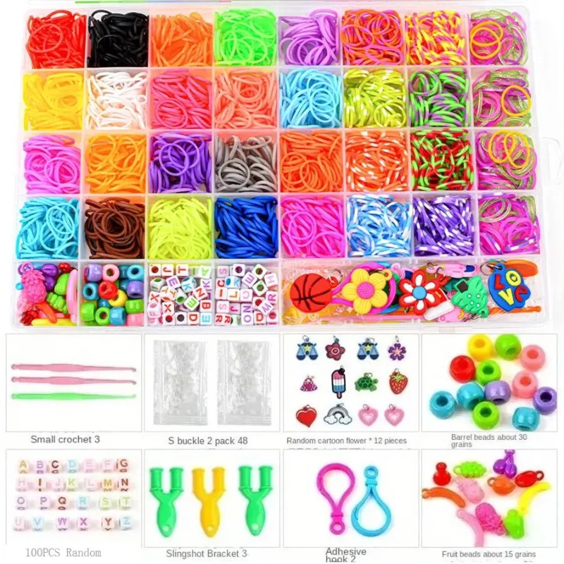 Jewelry Making Beginners - 4300+ штук, 32 ярких цвета, набор