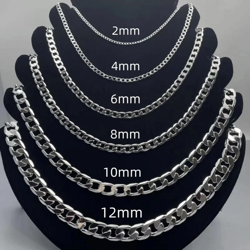 Lobster Clasp Silver - Мужское ожерелье из стерлингового серебра 925