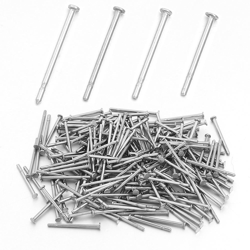Jewelry Making Head Pins - 200 шт./лот, 316 нержавеющая сталь, плоские