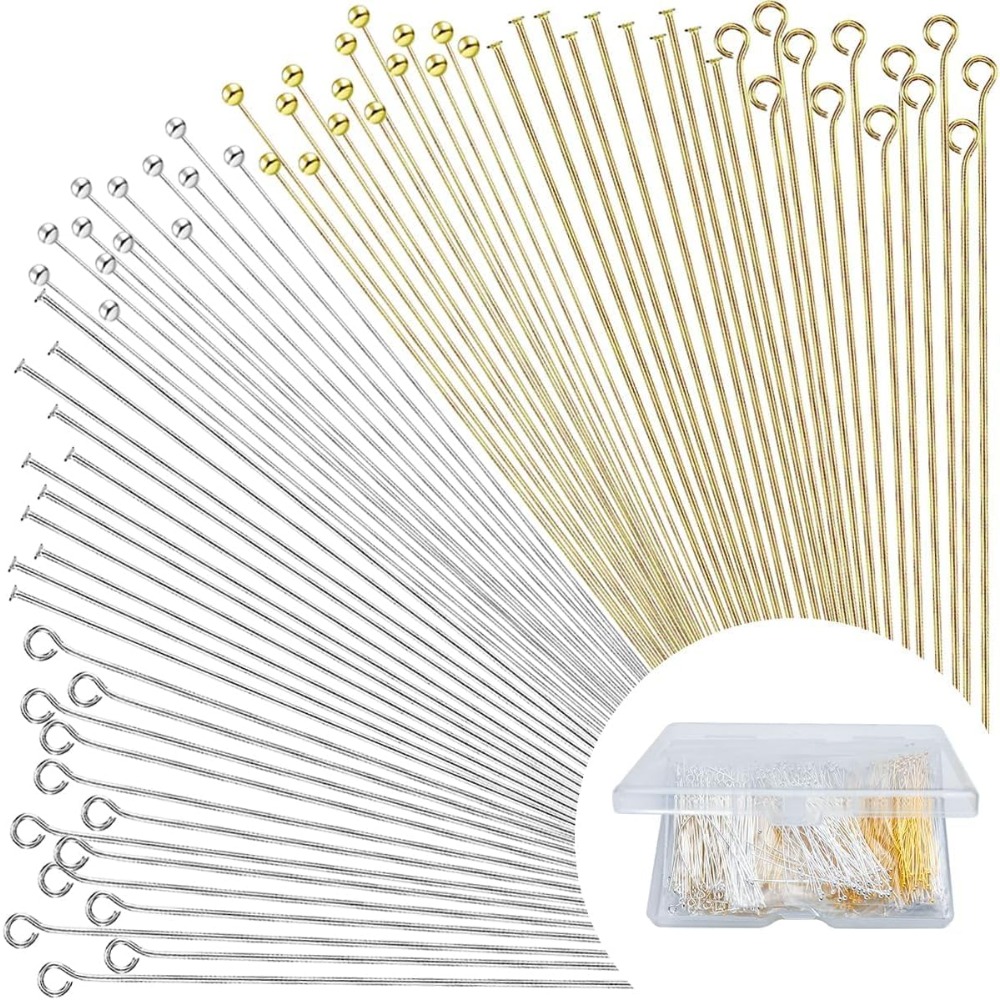 Jewelry Making Head Pins - 600 шт. булавок с плоской головкой