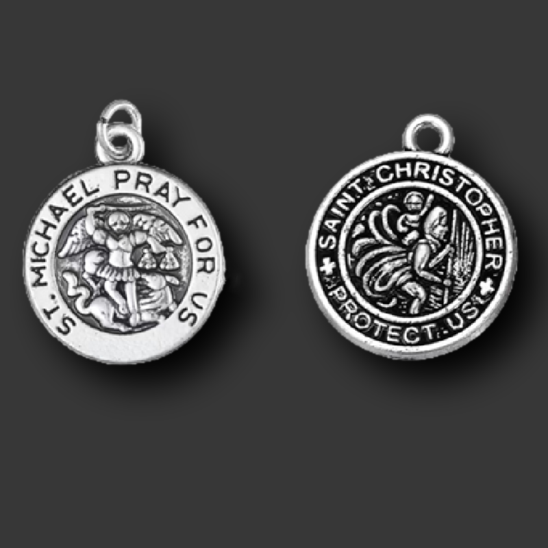 Jewelry Making Michaels - 4 шт., посеребренные двусторонние кулоны в