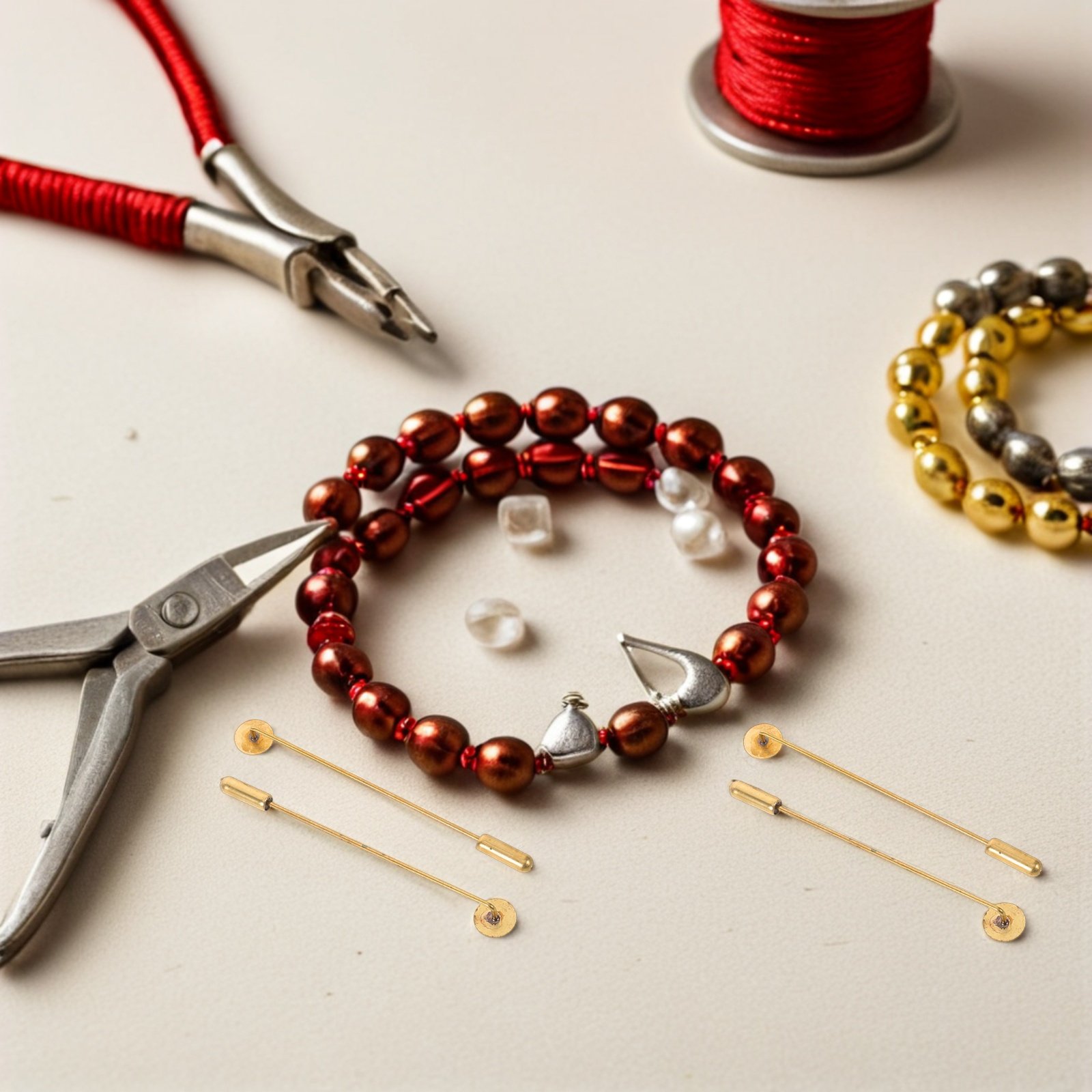 50 комплектов медных плоских к – обзор и цена Jewelry Making Head Pins