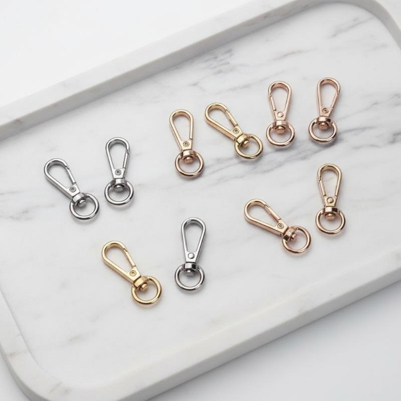 2 шт. поворотных карабинов-защ – обзор и цена Lobster Clasp Silver
