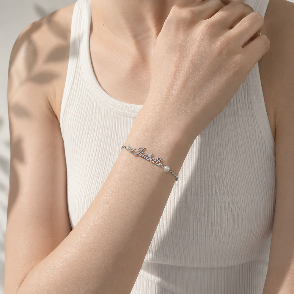 Персонализированный жемчужный  – обзор и цена Lobster Clasp Silver