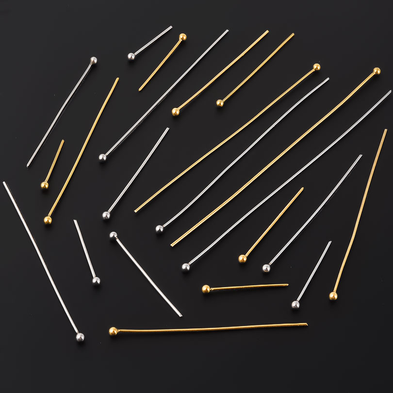 50 шт./лот, 18-каратные позоло – обзор и цена Jewelry Making Head Pins