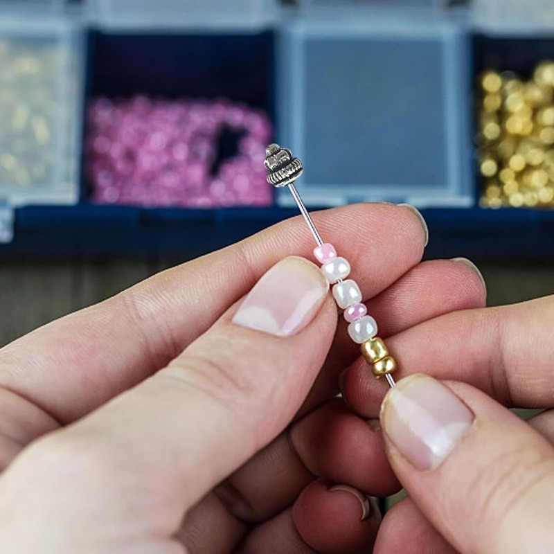 10 шт. игл для бисероплетения  – обзор и цена Jewelry Making Head Pins