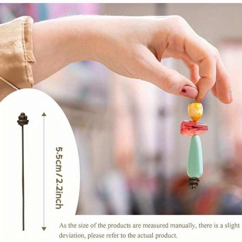 10 шт. игл для бисероплетения  – обзор и цена Jewelry Making Head Pins