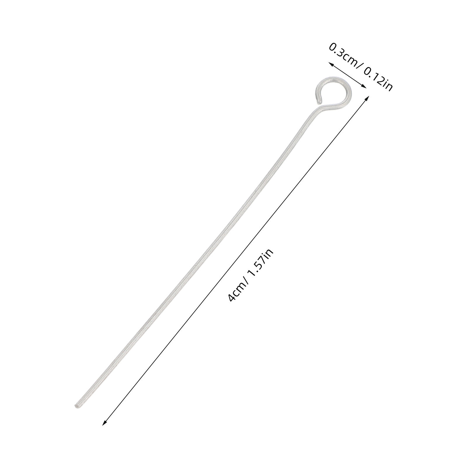 300 шт. штифтов с ушком для из – обзор и цена Jewelry Making Head Pins