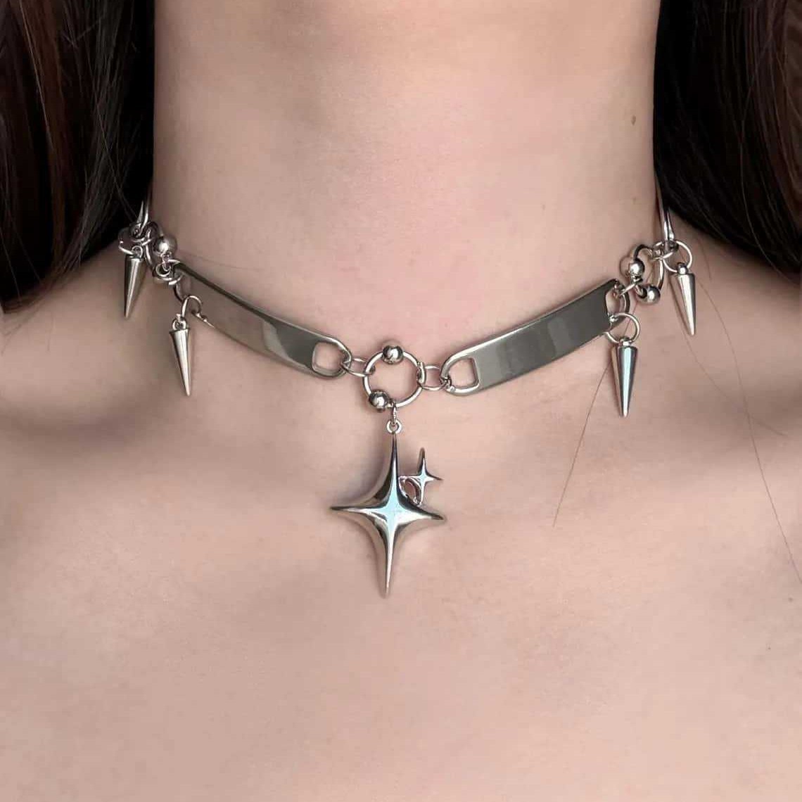 Панк-чокер с заклепками, рок-у – обзор и цена Jewelry Making Necklaces