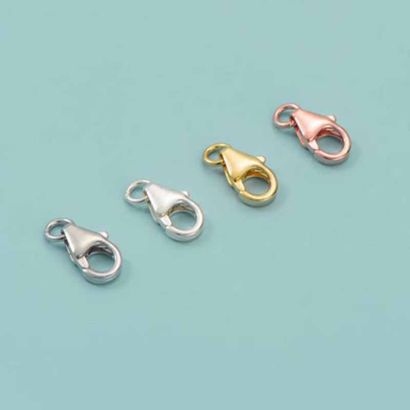 2 шт., натуральная чистая твер – обзор и цена Lobster Clasp Silver