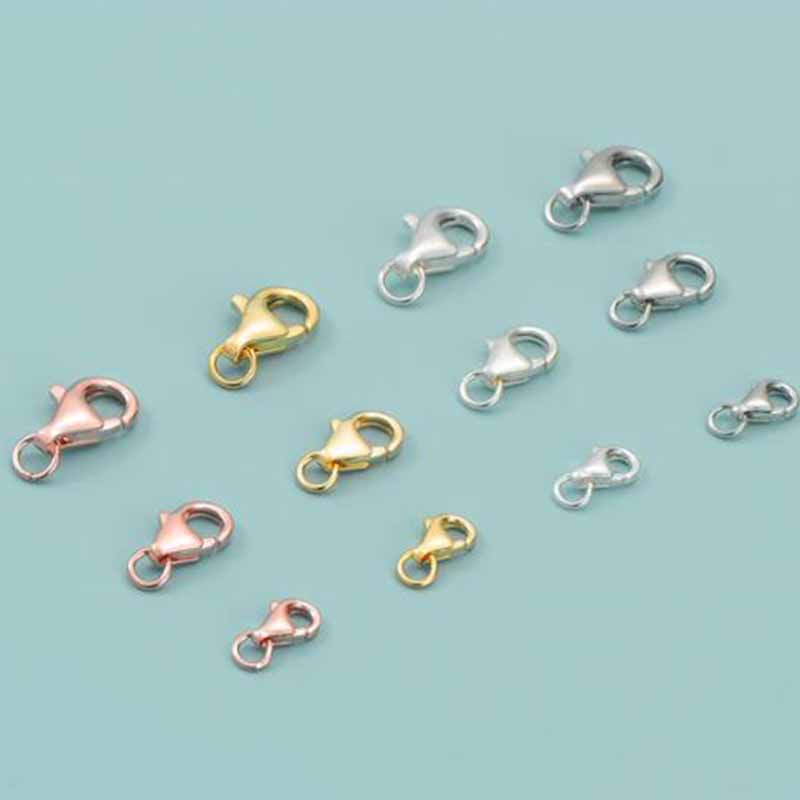 2 шт., натуральная чистая твер – обзор и цена Lobster Clasp Silver