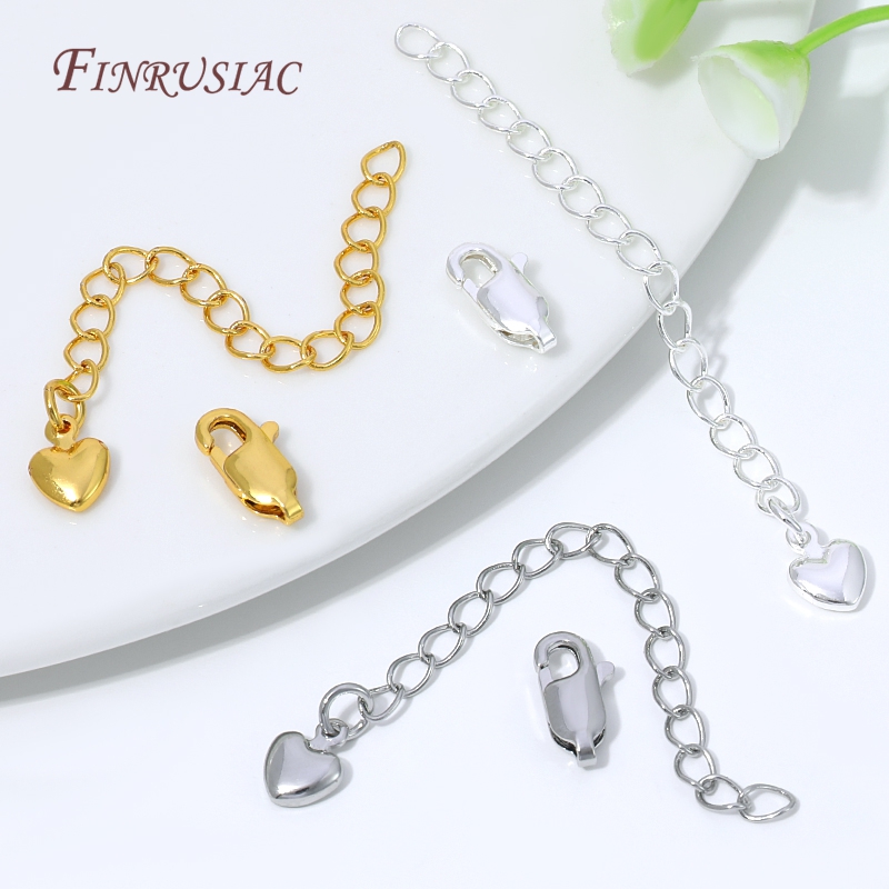 Карабин с цепочкой-удлинителем – обзор и цена Lobster Clasp Silver