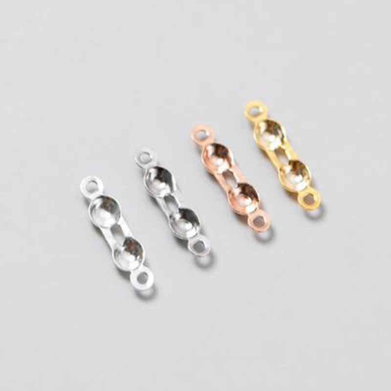 4 шт. Настоящие цельные застеж – обзор и цена Jewelry Making Hardware