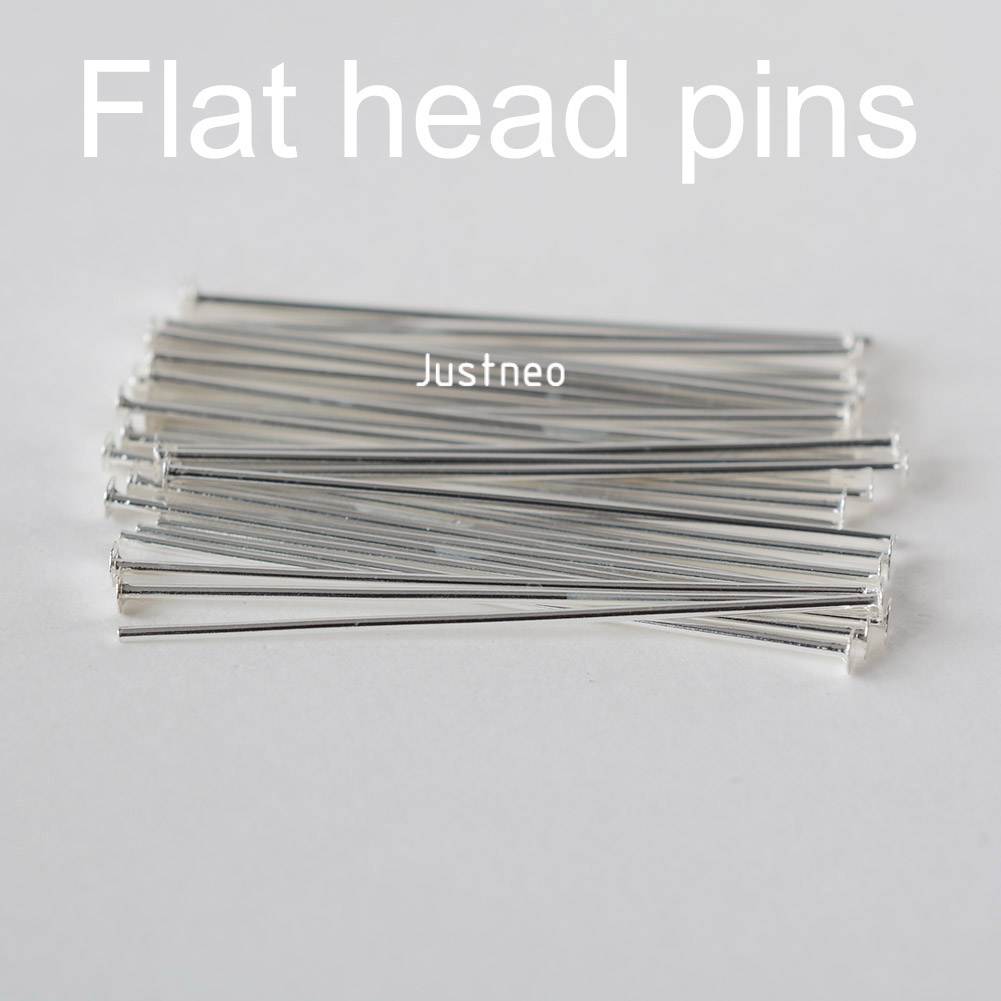 Серебряные штифты с плоской го – обзор и цена Jewelry Making Head Pins