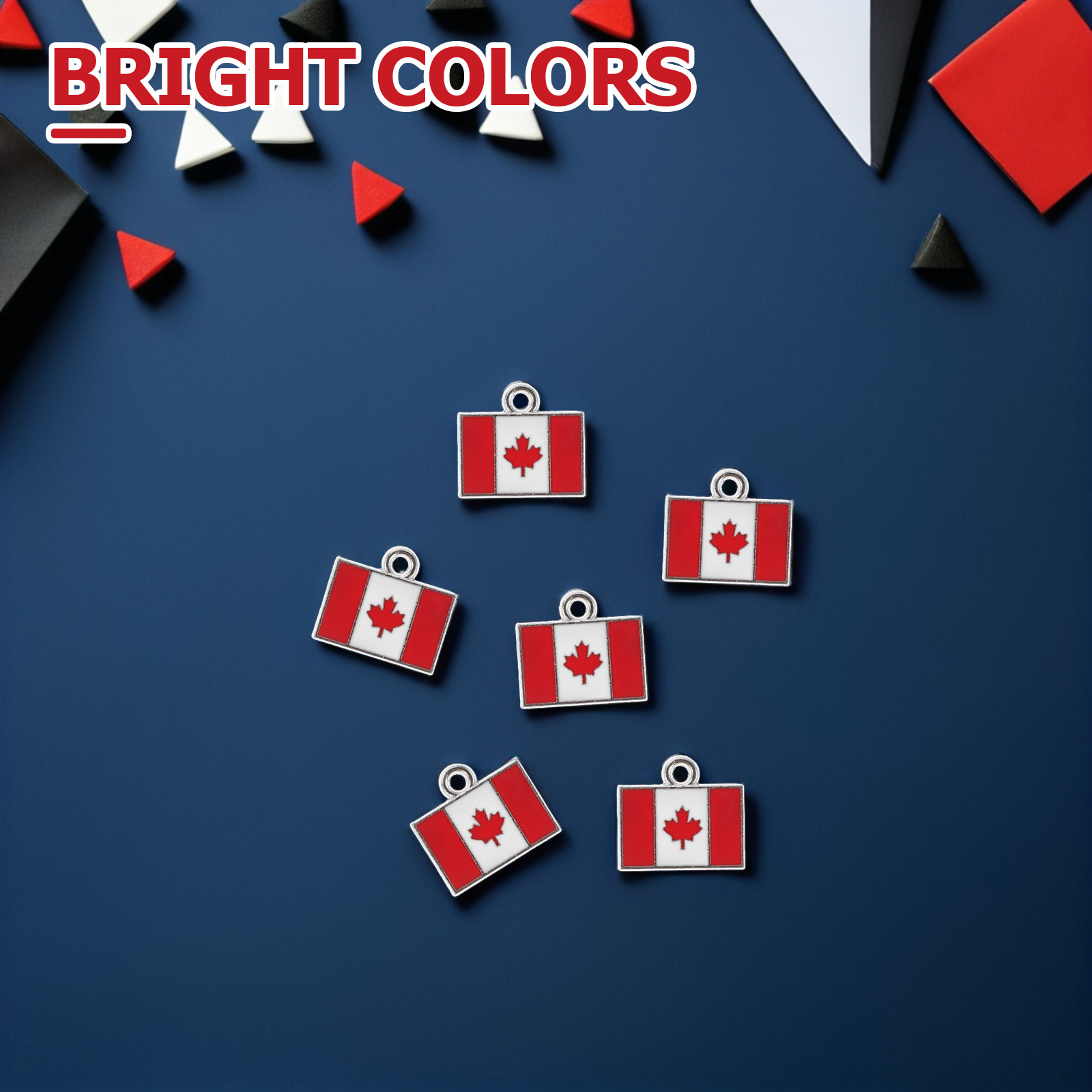 20 шт., подвеска с флагом Кана – обзор и цена Jewelry Making Supplies Canada