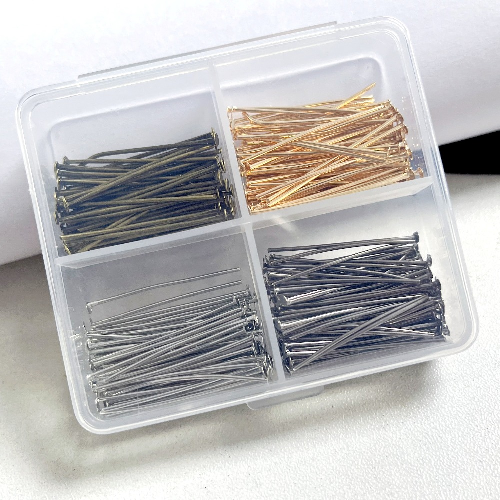 400 шт. смешанных штифтов с же – обзор и цена Jewelry Making Head Pins