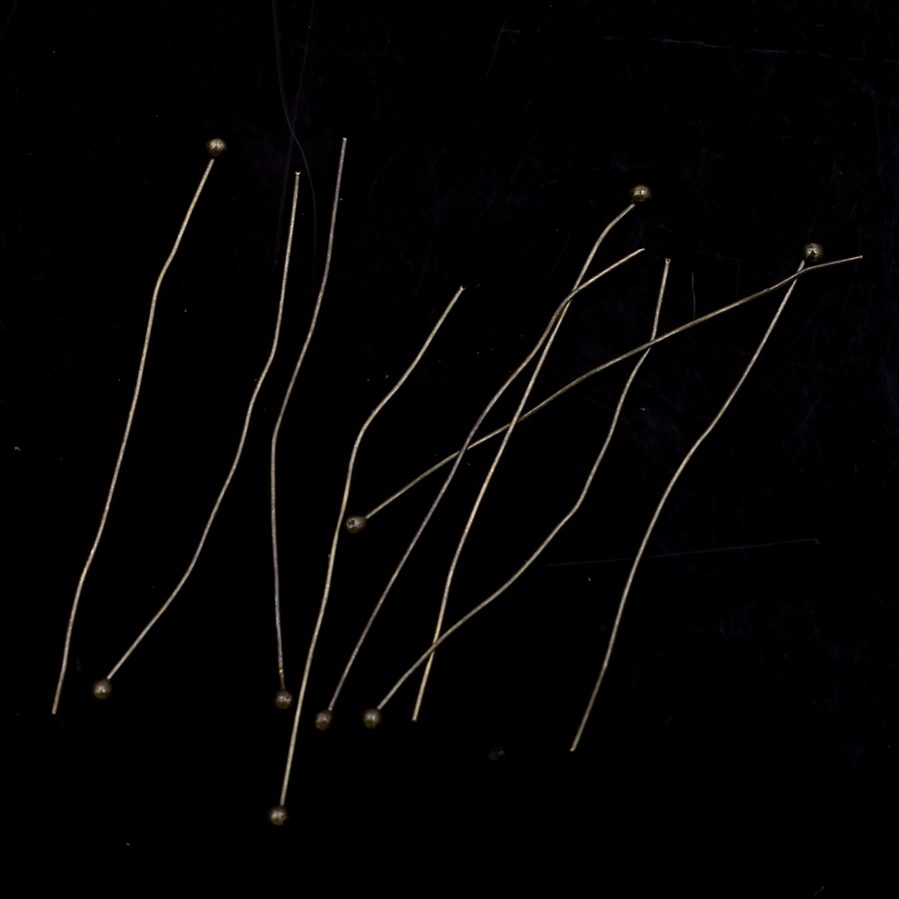 100 шт. медных штифтов с шарик – обзор и цена Jewelry Making Head Pins