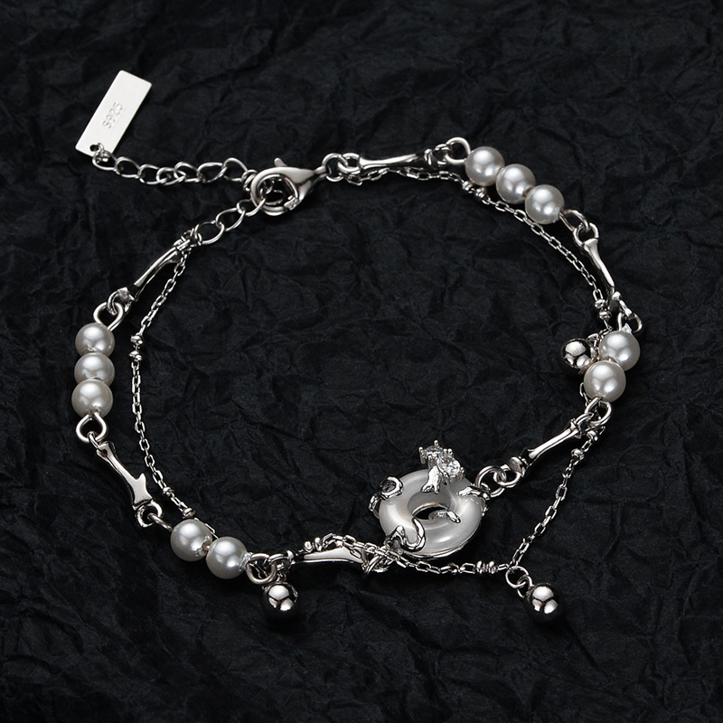F.I.N.S настоящий браслет из с – обзор и цена Lobster Clasp Silver