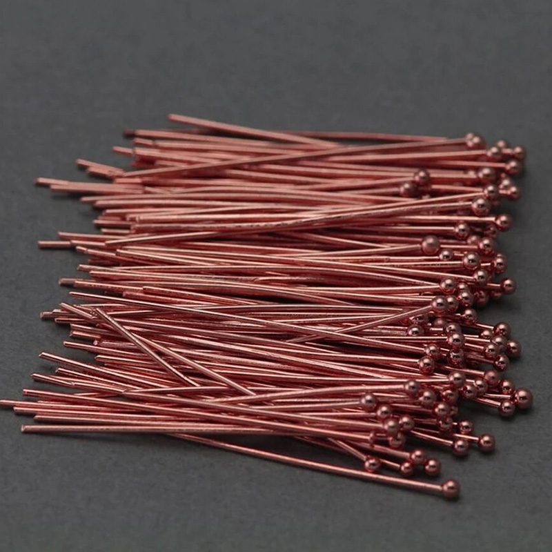 Позолоченные шариковые штифты  – обзор и цена Jewelry Making Head Pins